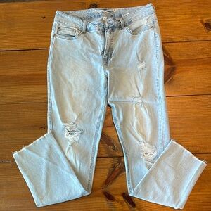 Straight leg mom jeans